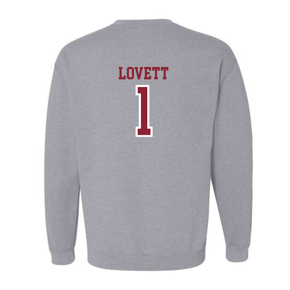 Troy - NCAA Football : Jordan Lovett - Generic Shersey Crewneck Sweatshirt-1