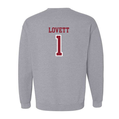 Troy - NCAA Football : Jordan Lovett - Generic Shersey Crewneck Sweatshirt-1