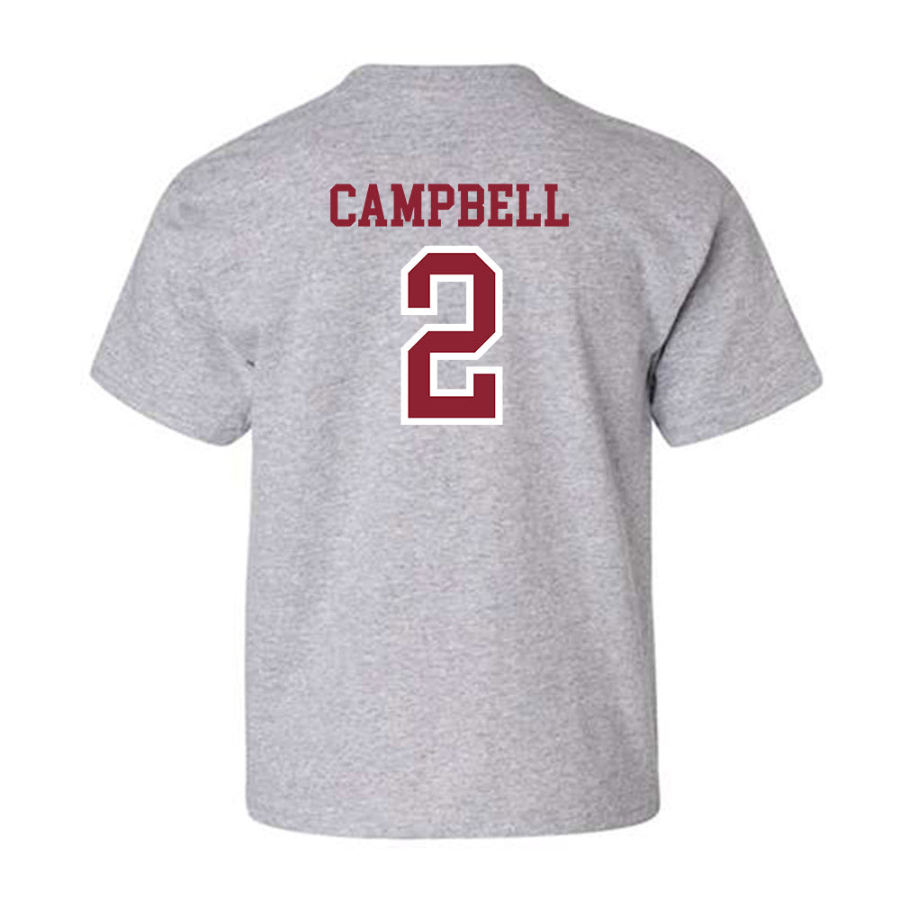 Troy - NCAA Men's Basketball : Cobi Campbell - Generic Shersey Youth T-Shirt-1