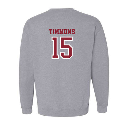Troy - NCAA Women's Basketball : Jasmine Timmons - Generic Shersey Crewneck Sweatshirt-1