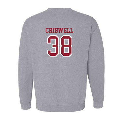 Troy - NCAA Baseball : Nate Criswell - Generic Shersey Crewneck Sweatshirt-1