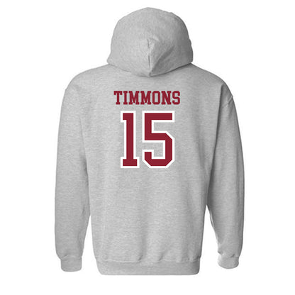 Troy - NCAA Women's Basketball : Jasmine Timmons - Generic Shersey Hooded Sweatshirt-1