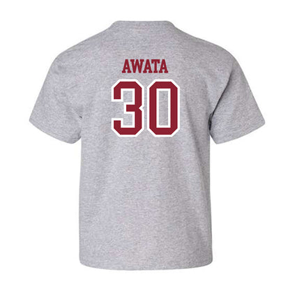 Troy - NCAA Men's Basketball : Hikaru Awata - Generic Shersey Youth T-Shirt-1
