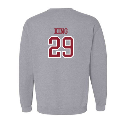 Troy - NCAA Baseball : Dylan King - Generic Shersey Crewneck Sweatshirt-1