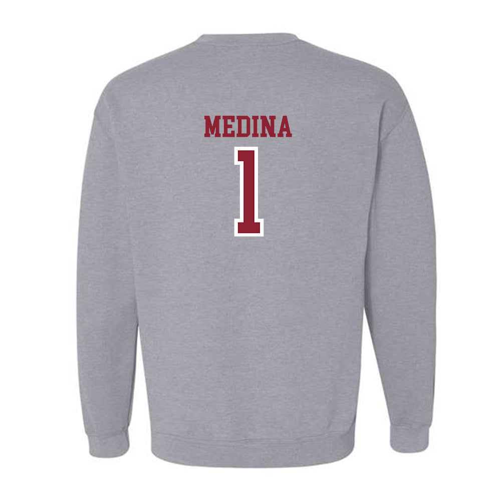Troy - NCAA Football : Luis Medina - Generic Shersey Crewneck Sweatshirt-1
