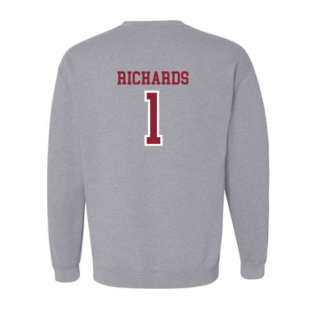 Troy - NCAA Women's Soccer : Taylor Richards - Generic Shersey Crewneck Sweatshirt-1