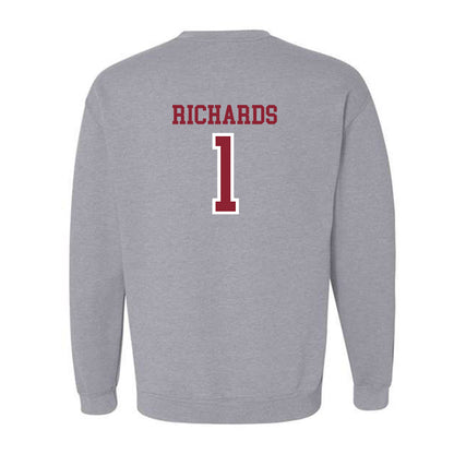 Troy - NCAA Women's Soccer : Taylor Richards - Generic Shersey Crewneck Sweatshirt-1