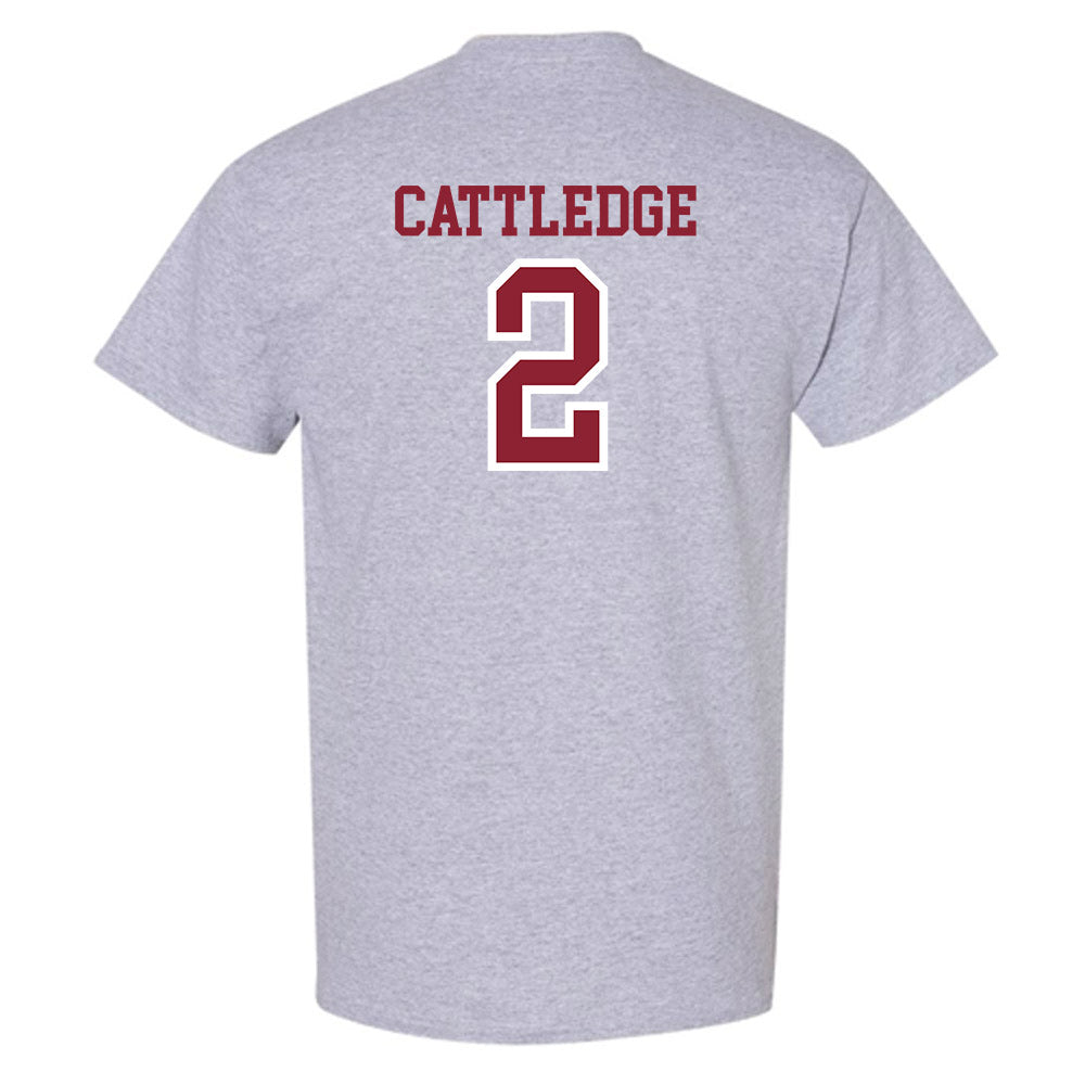 Troy - NCAA Football : Steven Cattledge - Generic Shersey T-Shirt-1