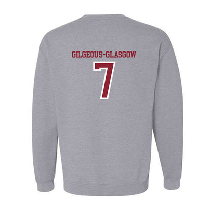 Troy - NCAA Men's Basketball : Javier Gilgeous-Glasgow - Generic Shersey Crewneck Sweatshirt-1