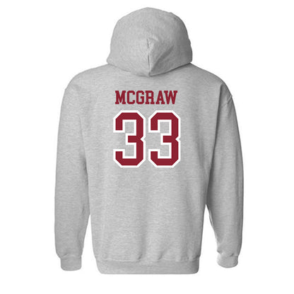 Troy - NCAA Baseball : Gregory McGraw - Generic Shersey Hooded Sweatshirt-1