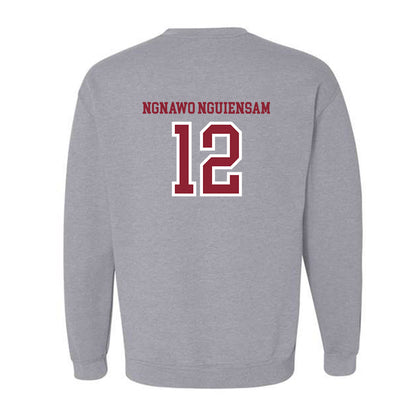 Troy - NCAA Women's Basketball : Maeva de la Fortuna Ngnawo Nguiensam - Generic Shersey Crewneck Sweatshirt-1