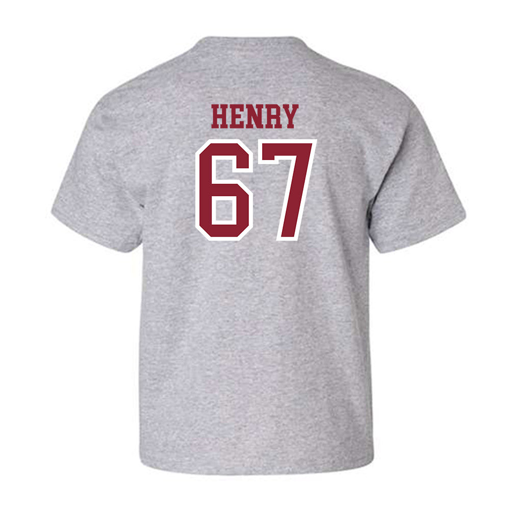 Troy - NCAA Football : Matt Henry - Generic Shersey Youth T-Shirt-1