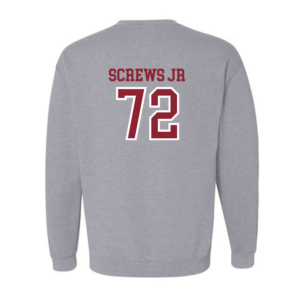 Troy - NCAA Football : Patrick Screws Jr - Generic Shersey Crewneck Sweatshirt-1