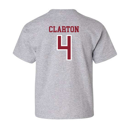 Troy - NCAA Men's Basketball : Emmanuel Clarton - Generic Shersey Youth T-Shirt-1