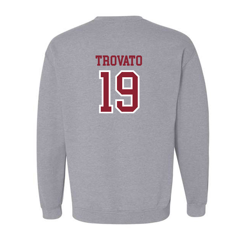 Troy - NCAA Women's Soccer : Danielle Trovato - Generic Shersey Crewneck Sweatshirt-1