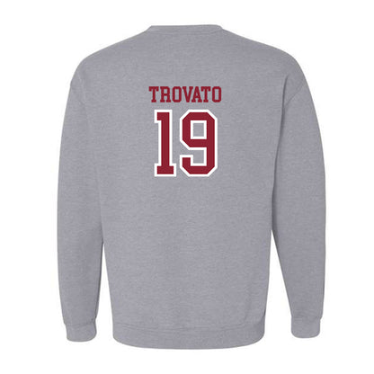 Troy - NCAA Women's Soccer : Danielle Trovato - Generic Shersey Crewneck Sweatshirt-1