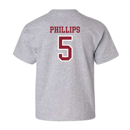 Troy - NCAA Women's Soccer : Hailey Phillips - Generic Shersey Youth T-Shirt-1