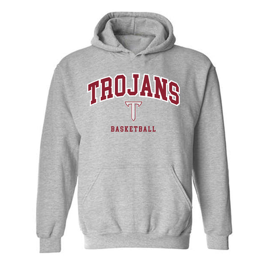 Troy - NCAA Men's Basketball : Cooper Campbell - Generic Shersey Hooded Sweatshirt-0