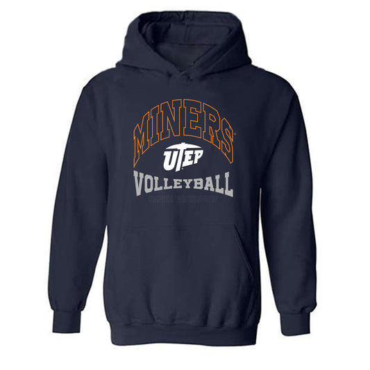 UTEP - NCAA Women's Volleyball : Danika Washington - Classic Fashion Shersey Hooded Sweatshirt-0