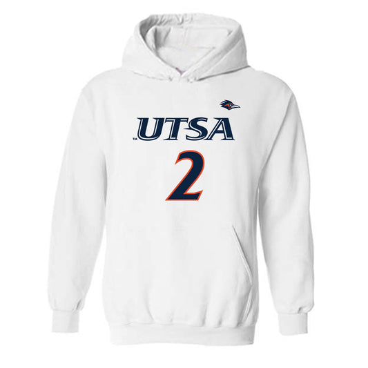 UTSA - NCAA Women's Volleyball : Bailey Lechler - Replica Shersey Hooded Sweatshirt