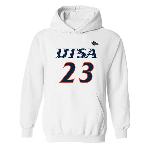 UTSA - NCAA Women's Volleyball : Brooke Elliott - Replica Shersey Hooded Sweatshirt-0