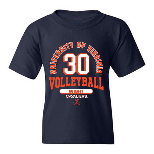 Virginia - NCAA Women's Volleyball : Becca Wight - Classic Fashion Shersey Youth T-Shirt-0