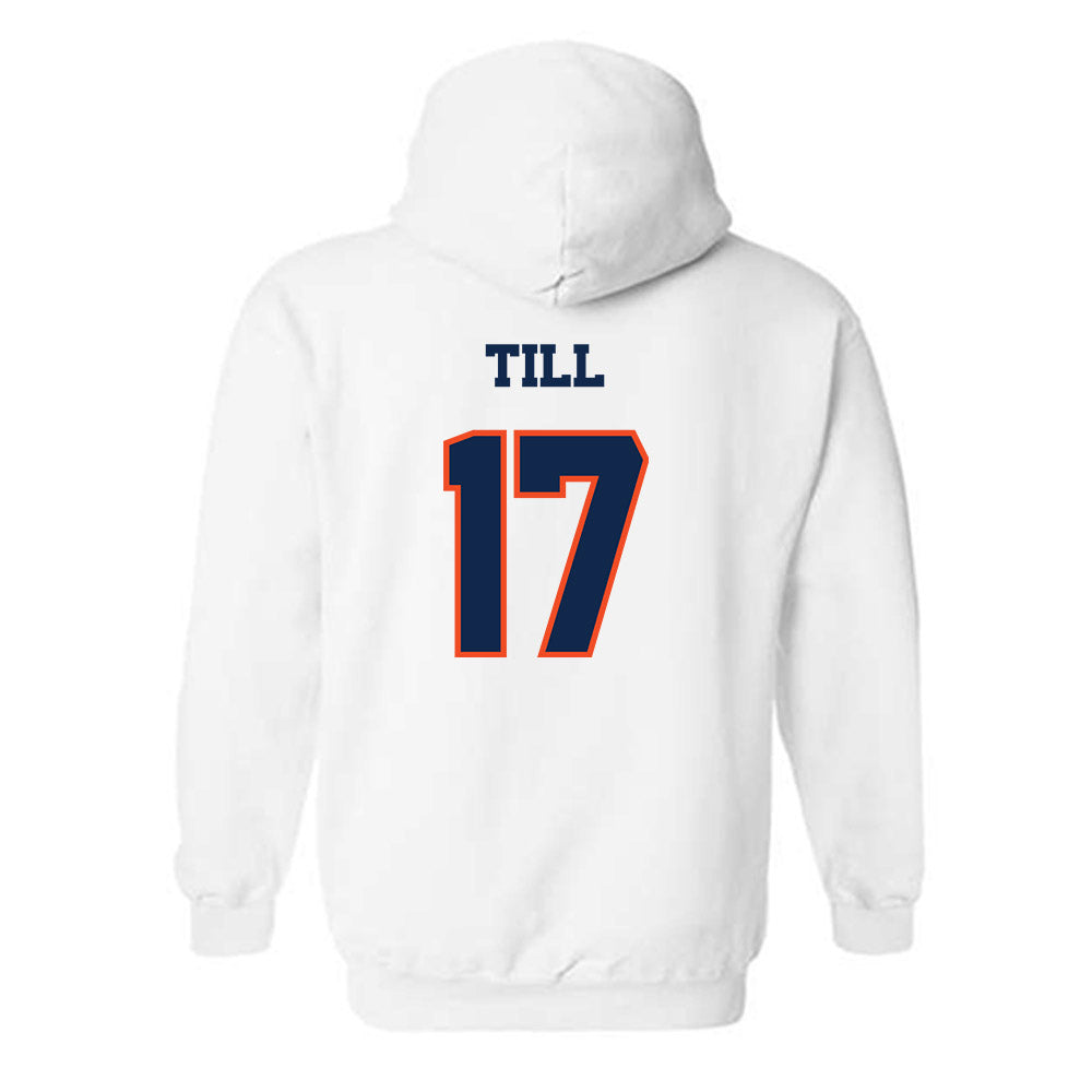 Virginia - NCAA Men's Lacrosse : Mack Till - Hooded Sweatshirt Classic Shersey