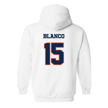 Virginia - NCAA Baseball : Evan Blanco - Hooded Sweatshirt Classic Shersey