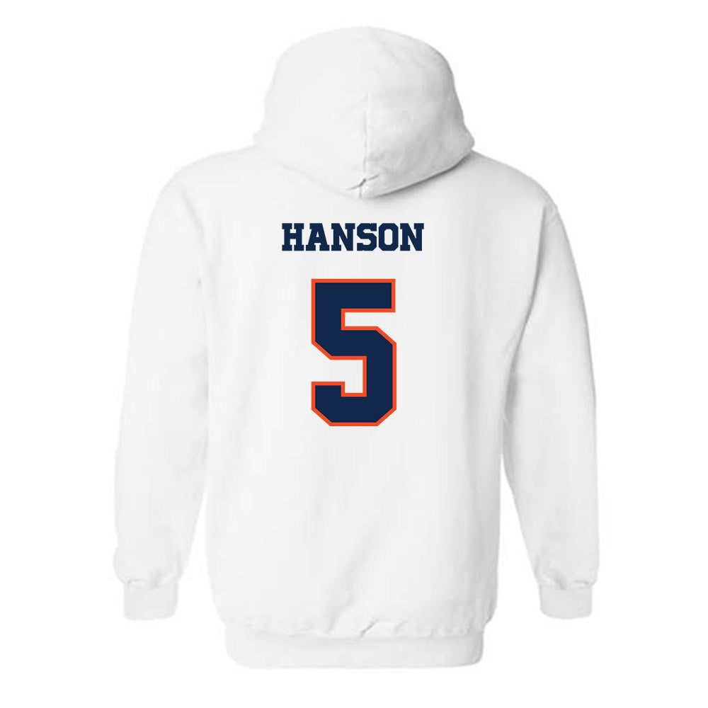 Virginia - NCAA Baseball : Luke Hanson - Hooded Sweatshirt Classic Shersey