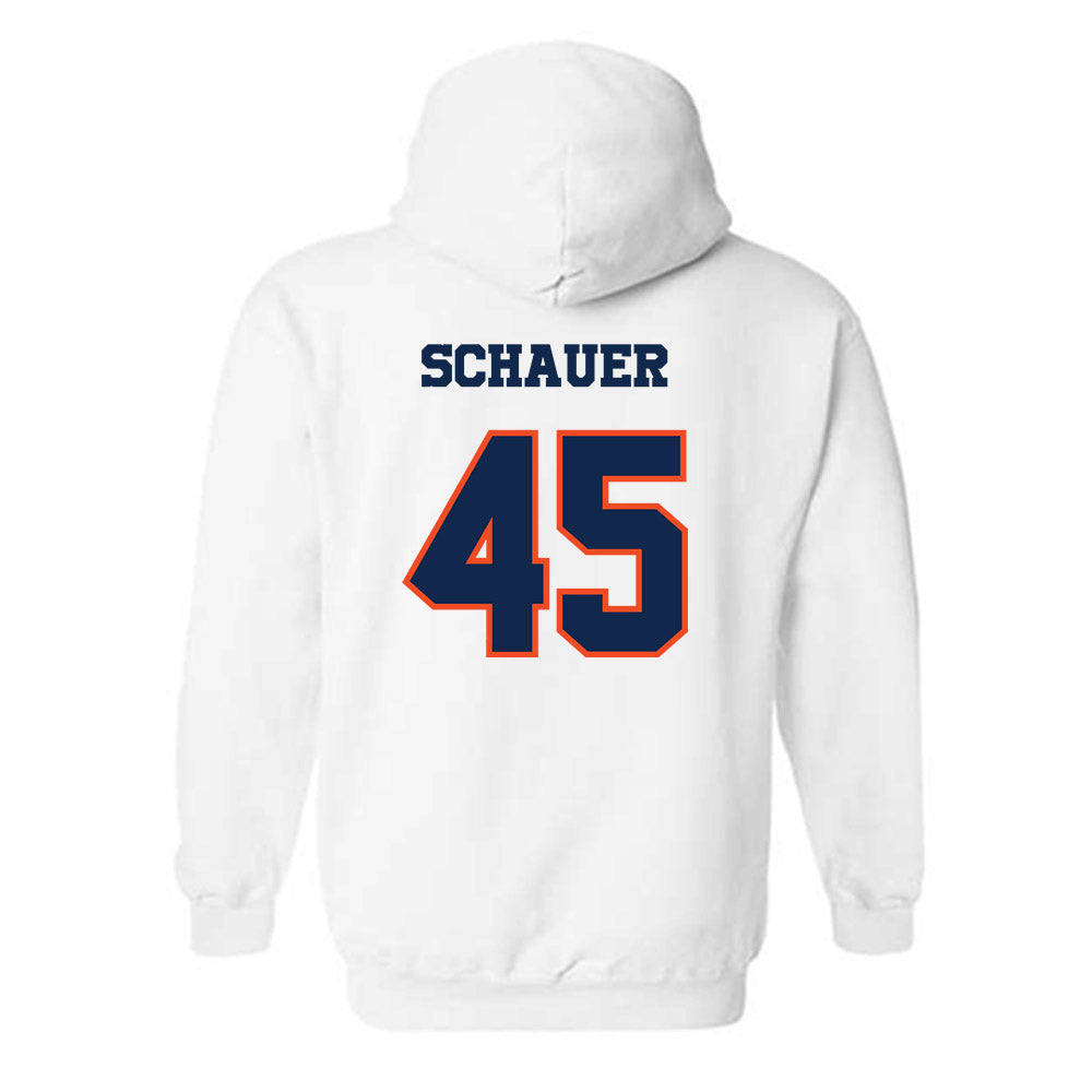 Virginia - NCAA Baseball : Luke Schauer - Hooded Sweatshirt Classic Shersey