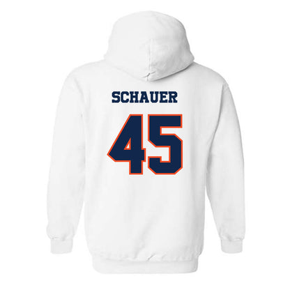 Virginia - NCAA Baseball : Luke Schauer - Hooded Sweatshirt Classic Shersey