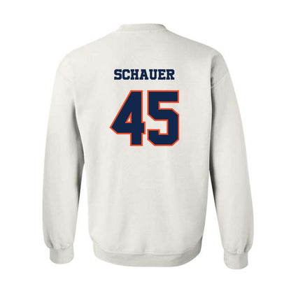 Virginia - NCAA Baseball : Luke Schauer - Crewneck Sweatshirt Classic Shersey