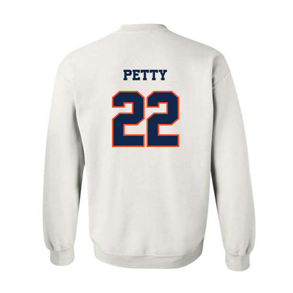 Virginia - NCAA Men's Lacrosse : Eli Petty - Crewneck Sweatshirt Classic Shersey