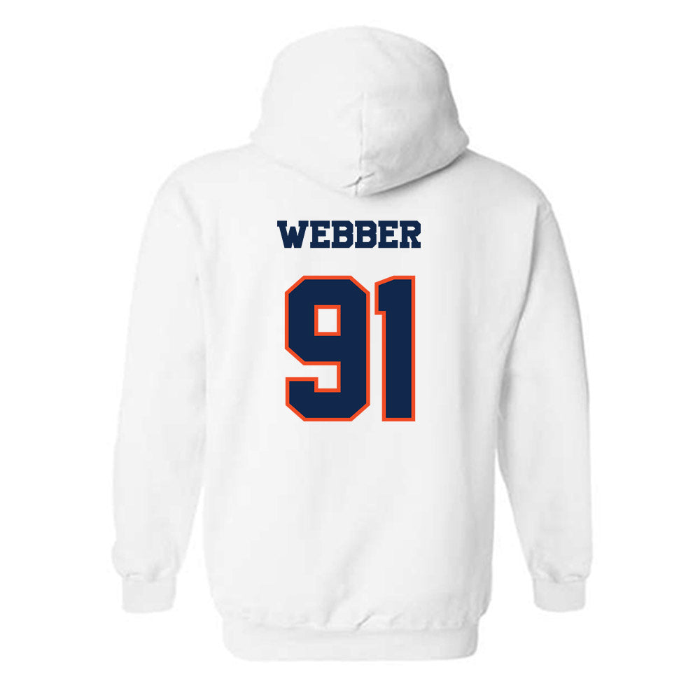 Virginia - NCAA Men's Lacrosse : Cole Webber - Hooded Sweatshirt Classic Shersey