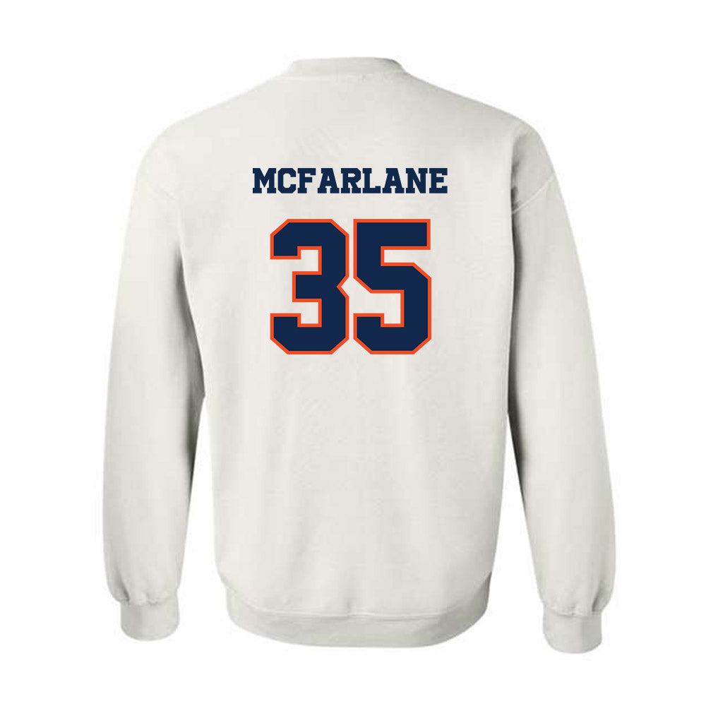 Virginia - NCAA Men's Lacrosse : Burke McFarlane - Crewneck Sweatshirt Classic Shersey