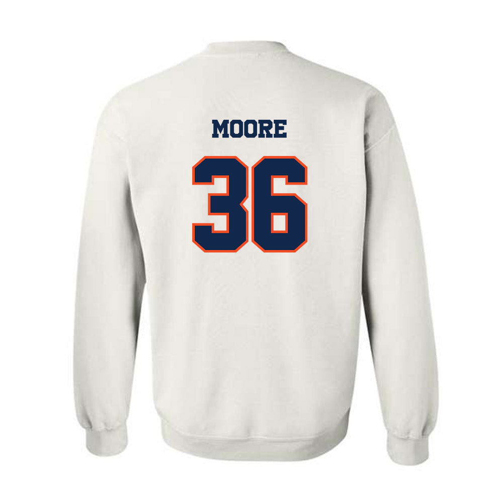 Virginia - NCAA Baseball : Bryson Moore - Crewneck Sweatshirt Classic Shersey