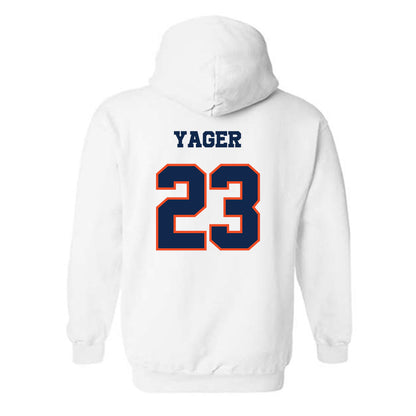 Virginia - NCAA Men's Lacrosse : Chase Yager - Hooded Sweatshirt Classic Shersey