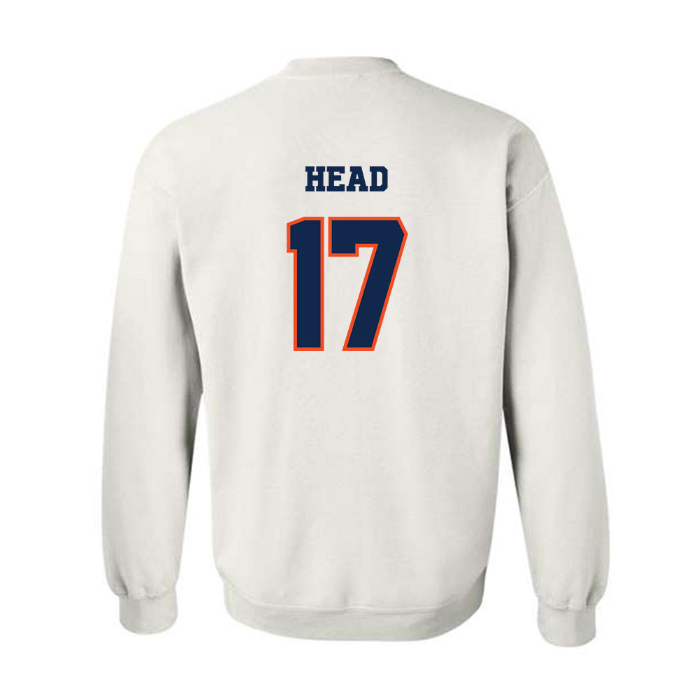 Virginia - NCAA Baseball : Tristan Head - Crewneck Sweatshirt Classic Shersey