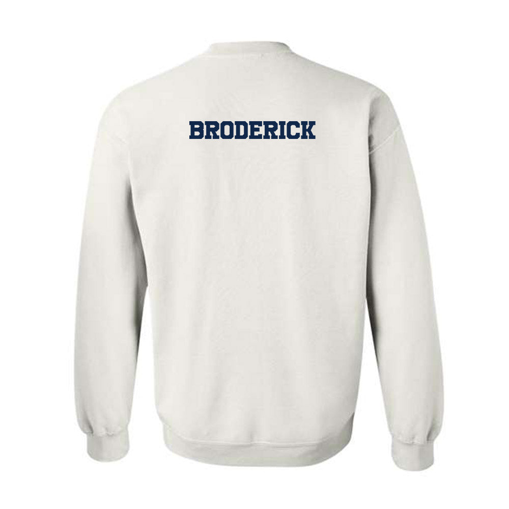 Virginia - NCAA Baseball : Will Broderick - Classic Shersey Crewneck Sweatshirt-1