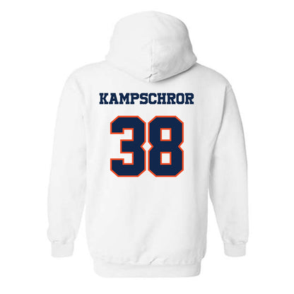 Virginia - NCAA Baseball : Dean Kampschror - Hooded Sweatshirt Classic Shersey