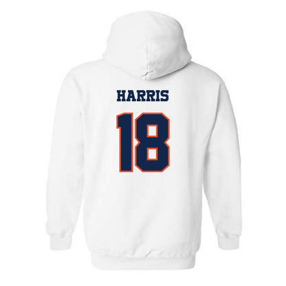 Virginia - NCAA Baseball : Sam Harris - Classic Shersey Hooded Sweatshirt-1