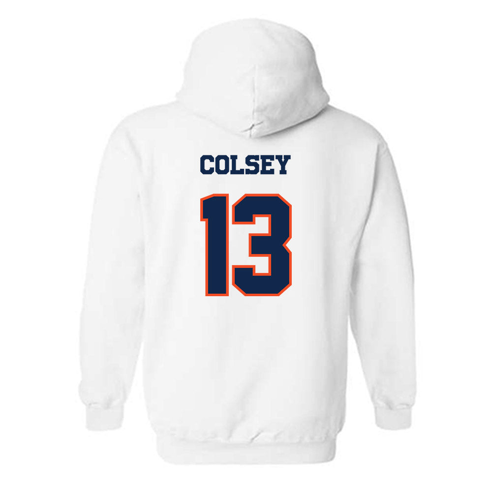 Virginia - NCAA Men's Lacrosse : Ryan Colsey - Hooded Sweatshirt Classic Shersey