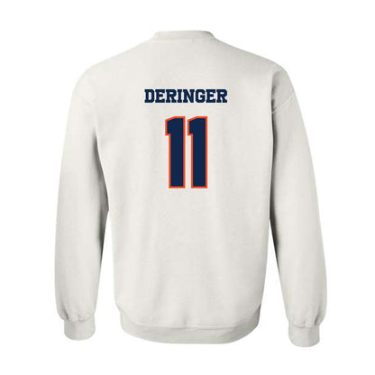 Virginia - NCAA Men's Lacrosse : Caulley Deringer - Crewneck Sweatshirt Classic Shersey