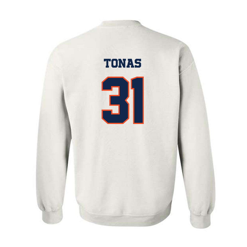 Virginia - NCAA Baseball : Angelo Tonas - Crewneck Sweatshirt Classic Shersey