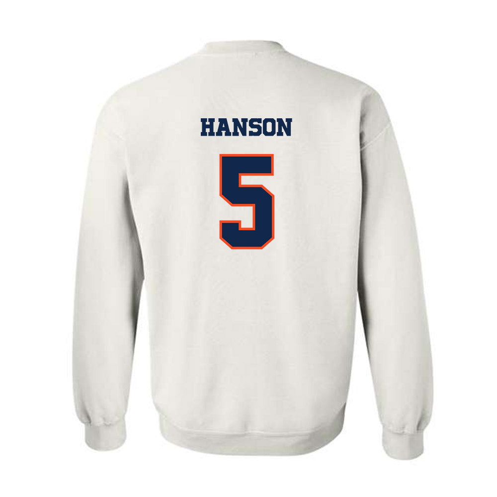 Virginia - NCAA Baseball : Luke Hanson - Crewneck Sweatshirt Classic Shersey