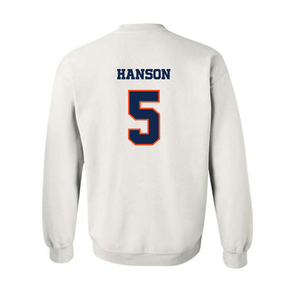 Virginia - NCAA Baseball : Luke Hanson - Crewneck Sweatshirt Classic Shersey