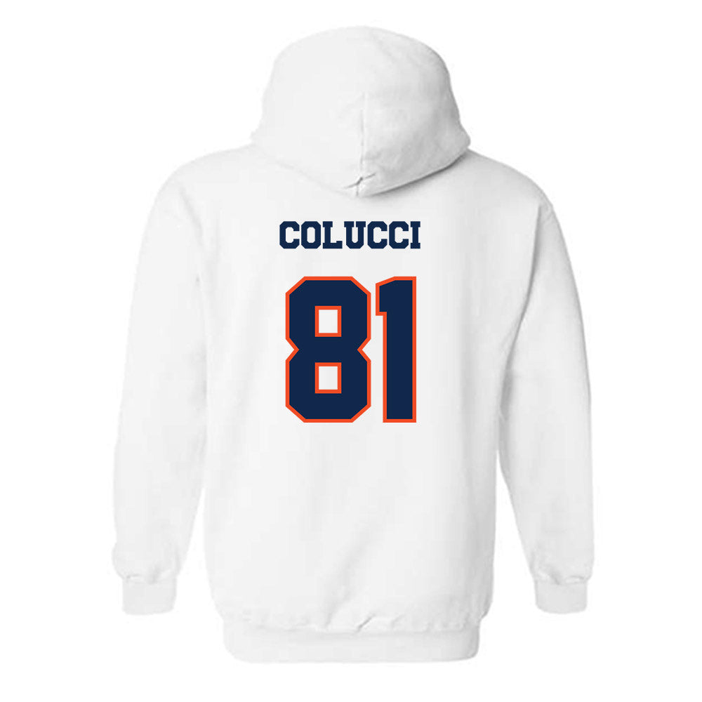 Virginia - NCAA Men's Lacrosse : Thomas Colucci - Hooded Sweatshirt Classic Shersey