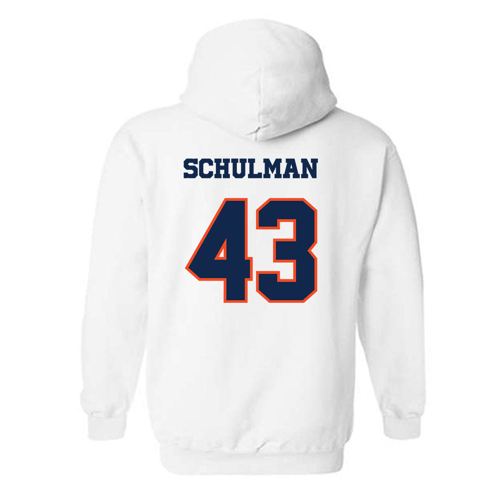 Virginia - NCAA Baseball : Ben Schulman - Classic Shersey Hooded Sweatshirt-1