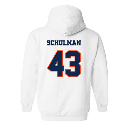 Virginia - NCAA Baseball : Ben Schulman - Classic Shersey Hooded Sweatshirt-1