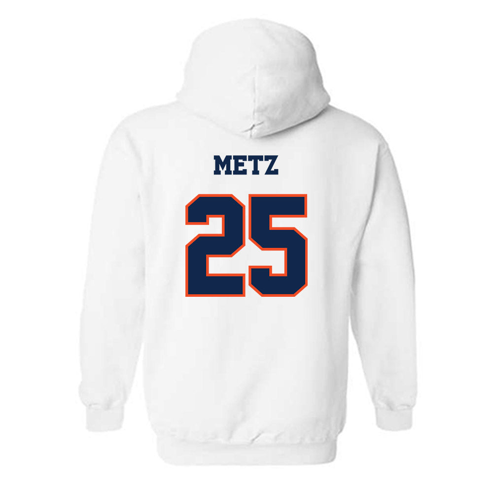 Virginia - NCAA Men's Lacrosse : Henry Metz - Hooded Sweatshirt Classic Shersey